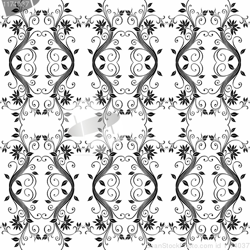 Image of  seamless floral pattern
