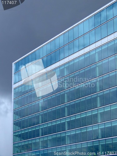Image of Light blue building