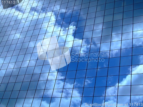 Image of Sky reflection horizontal