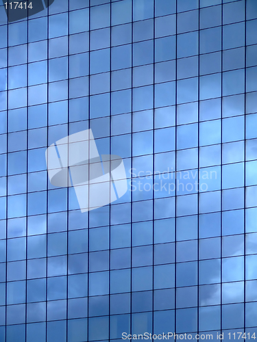 Image of Sky reflection vertical