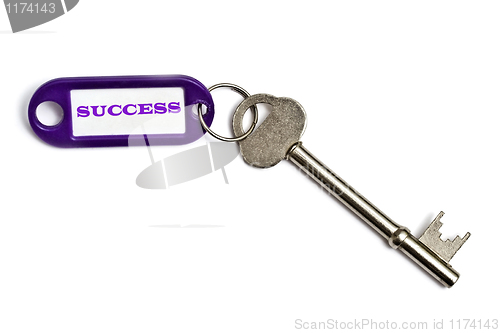 Image of Key with a success tag 