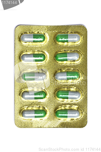 Image of Green capsules 