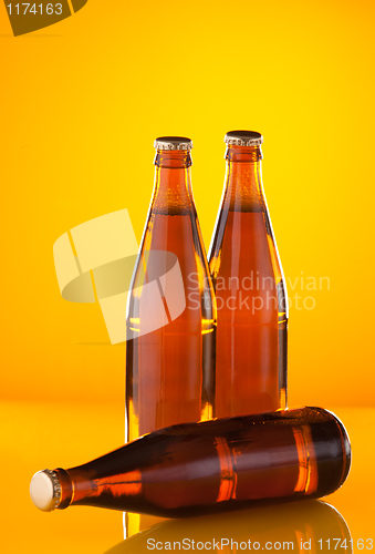 Image of Couple beer bottles