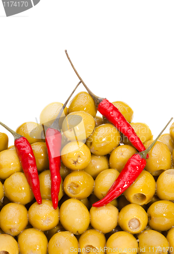 Image of Olives with pepper