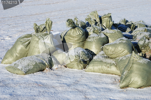 Image of bags full of garbage 