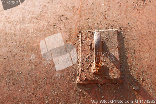 Image of Rusty metal object