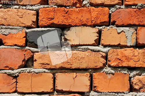 Image of Multicolor brick wall 