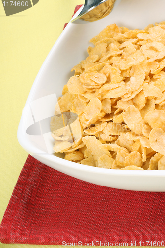 Image of Corn flakes for breakfast