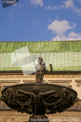 Image of historic building, stucco on the walls