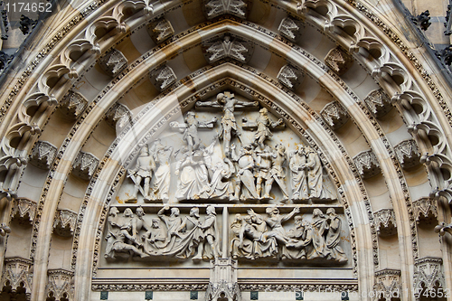 Image of historic building, stucco on the walls