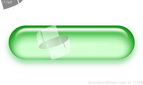 Image of glass pill button for web design