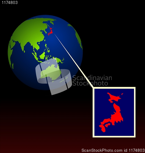 Image of Illustration of global radioactive biohazard after damage on nuc