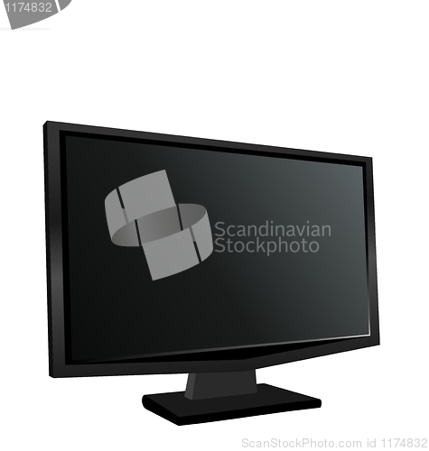 Image of Illustration the switched off monitor TFT