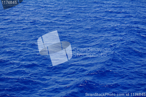 Image of Blue sea water surface with ripple