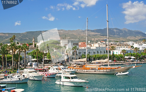 Image of Greece. Dodecanesse. Island Kos. Kos town. Harbor