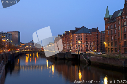 Image of hamburg speicherstadt