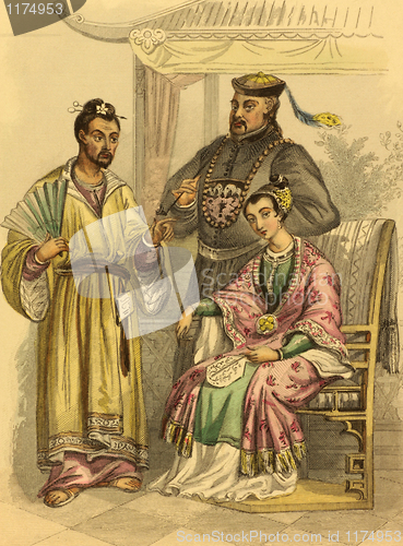Image of Japanese and Chinese Costumes
