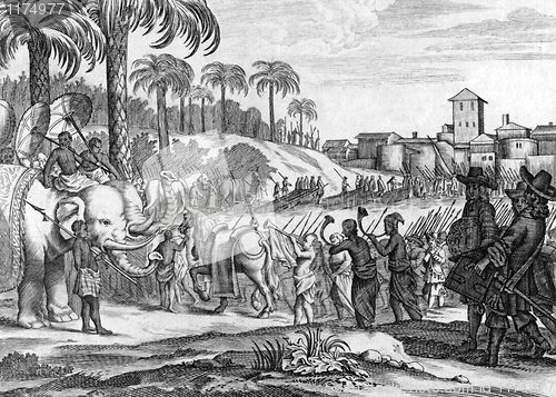 Image of The Dutch Generals Entry into Kochi