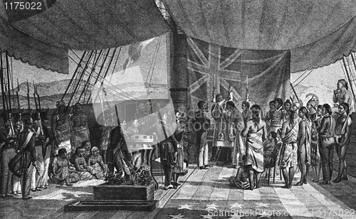 Image of The Christening of the Kings Prime Minister in Hawaii