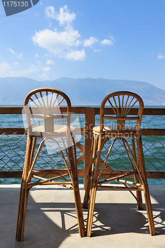 Image of leisure time by the lake