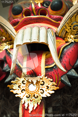 Image of A chinese warrior mask