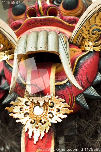 Image of A chinese warrior mask