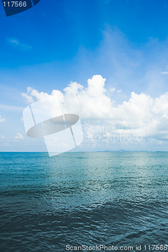 Image of Clouds over sea