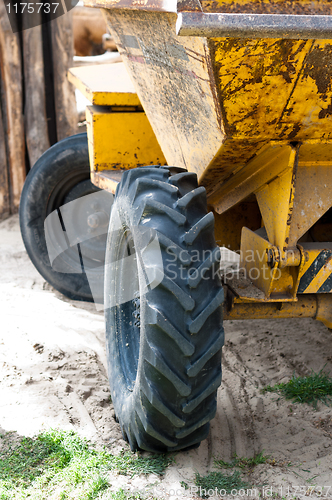 Image of Big yellow consturction machine