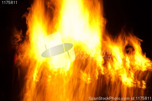 Image of Abstract burning flames background