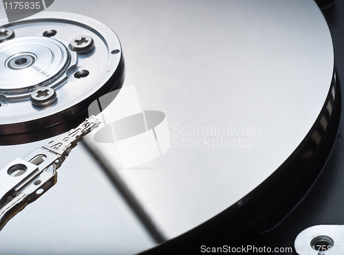 Image of hdd background macro close up