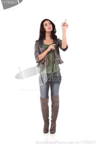 Image of beautiful young teenage woman