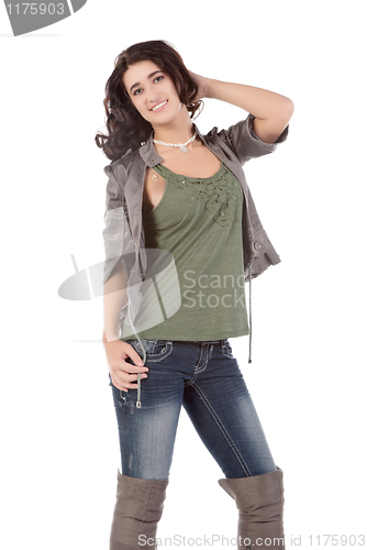 Image of beautiful young teenage woman