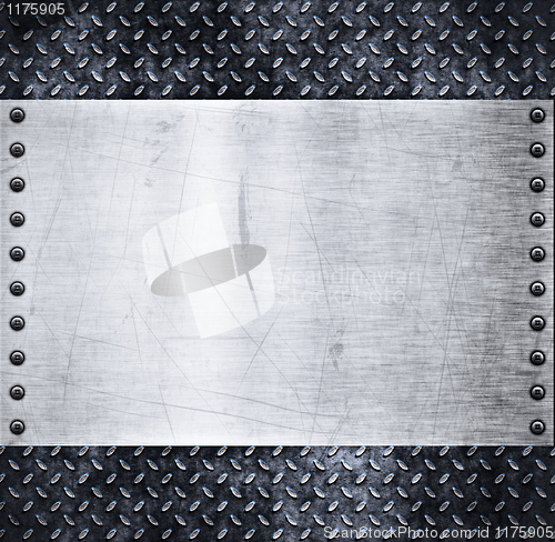 Image of old metal background texture