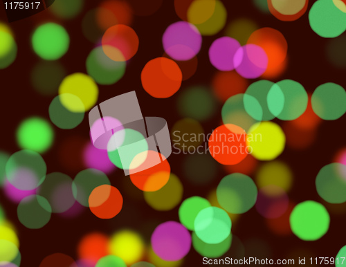Image of bright bokeh background