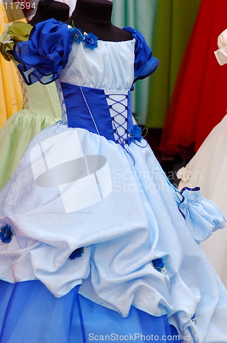 Image of Blue children girls dress