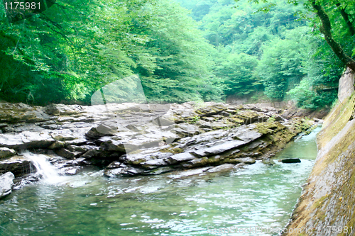 Image of mountain river