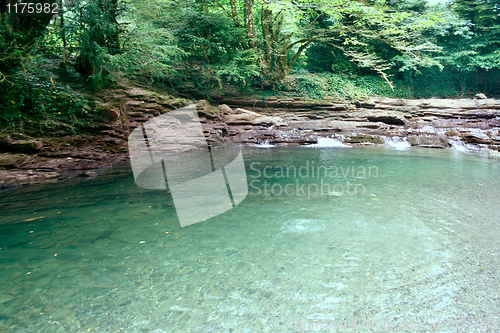 Image of mountain river