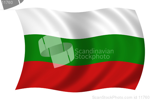 Image of waving flag of bulgaria