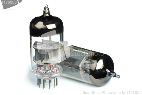 Image of Two old vacuum tubes