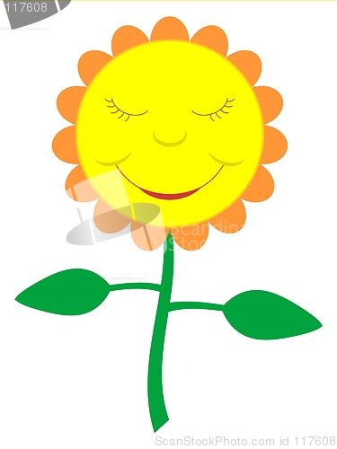 Image of Cartoon flower