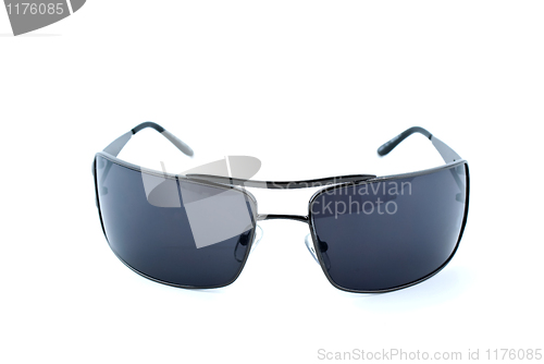 Image of Black sunglasses frontal view