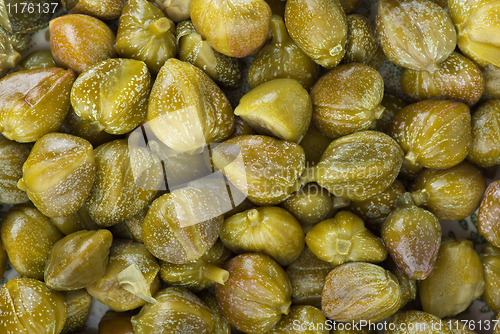 Image of Marinated capers background