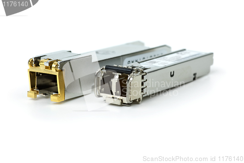 Image of Gigabit SFP modules for network switch