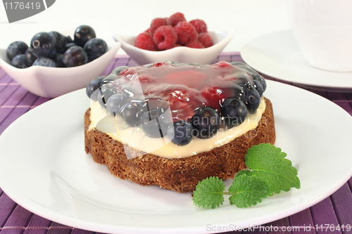 Image of Forest fruit tart