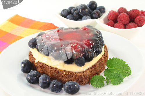 Image of Forest fruit tart