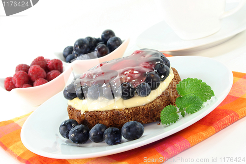 Image of Forest fruit tart