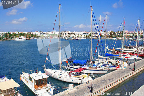 Image of Greece. Dodecanesse. Island Kos. Kos town. Harbor