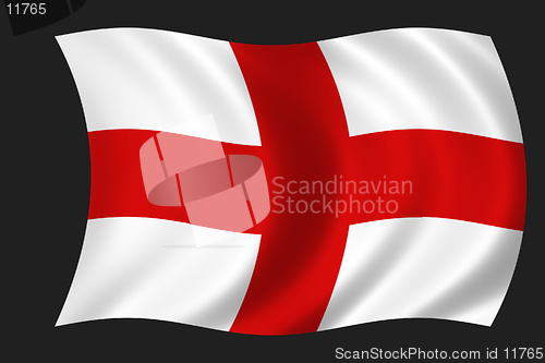 Image of waving flag of england