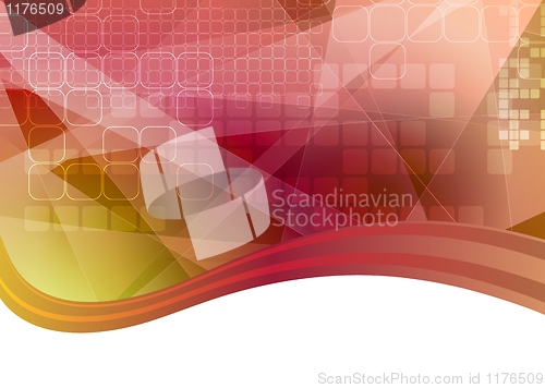 Image of Bright abstraction with squares