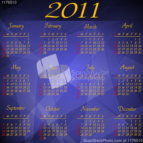 Image of Calendar 2011